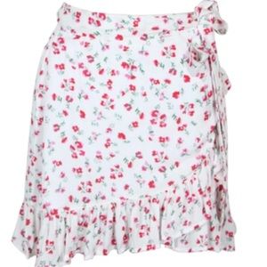 MINKPINK Burma Bloom Mini Skirt (L)